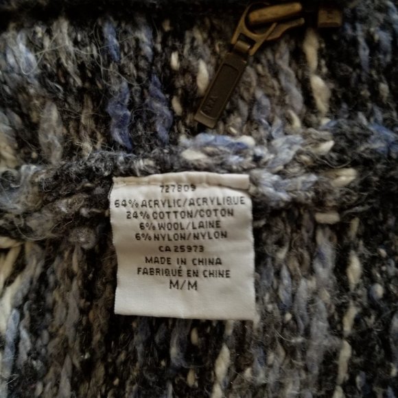 Traditional patterned, cardigan, jacket, sweater S-L, geometric patterns vintage - Picture 6 of 8